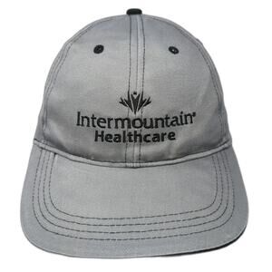 Quake City Caps Baseball Cap Gray One Size Intermountain Healthcare Cotton hat